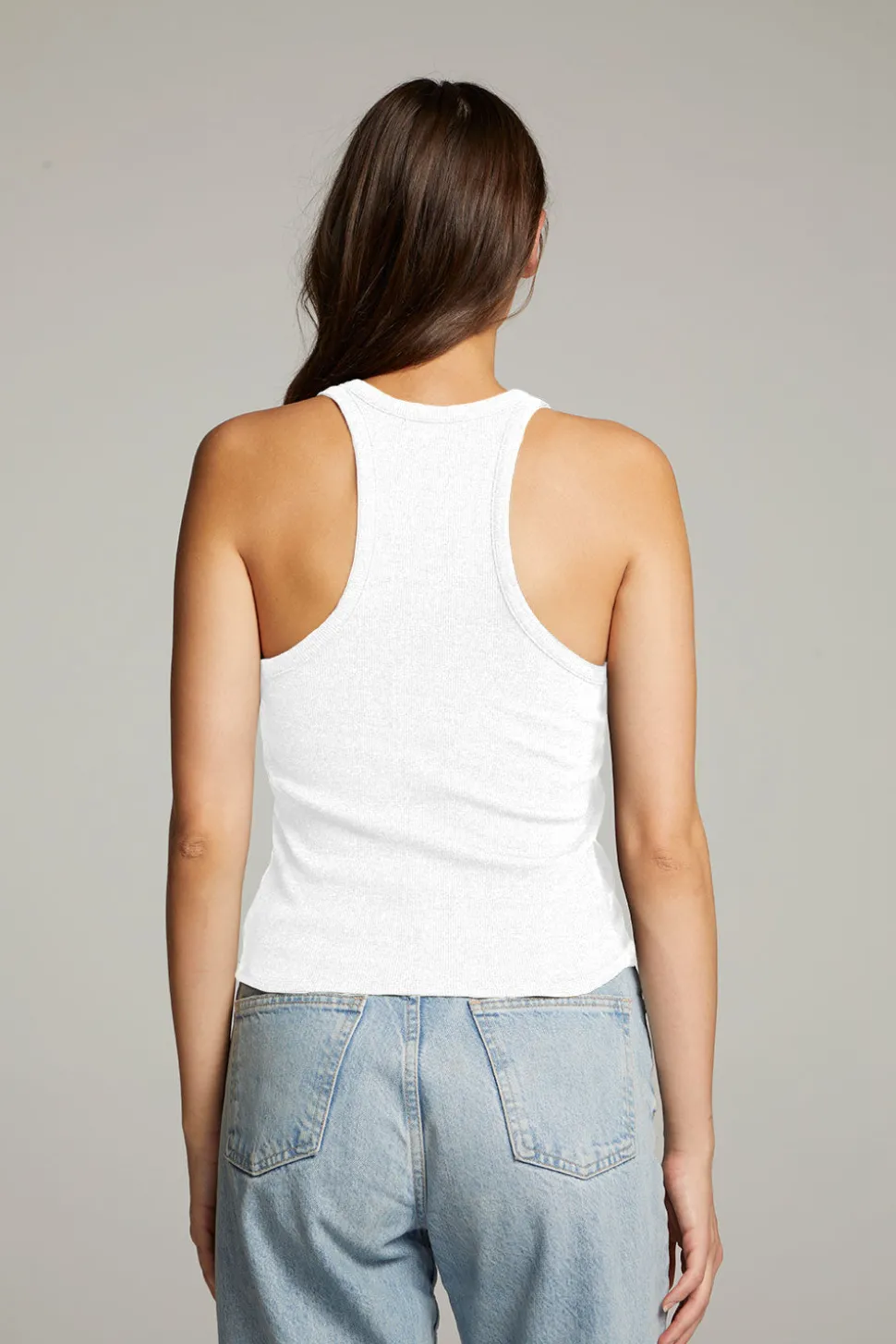 Chaser Brand August White Tank Top New