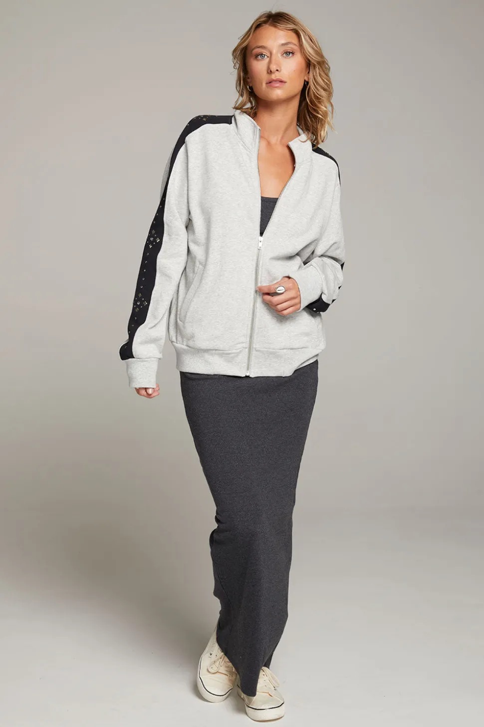 Chaser Brand Coconut Zip Up Jacket Cheap