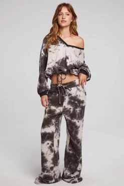 Chaser Brand Diamond Rock Cropped Pullover Best Sale