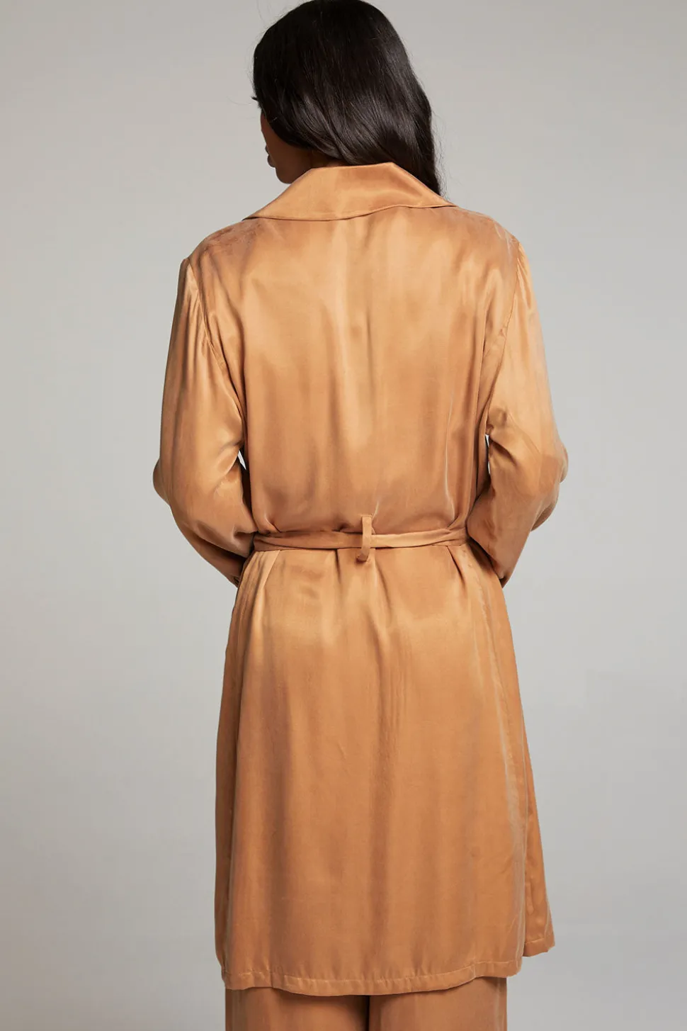 Chaser Brand Ford Toffee Trench Coat Sale