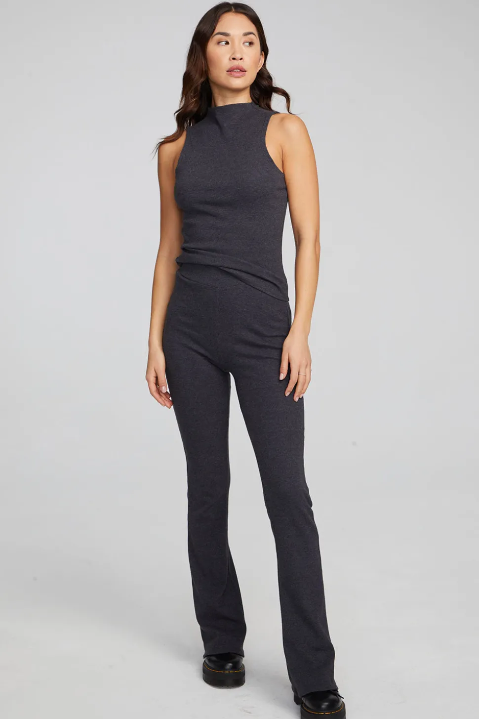 Chaser Brand Fox Shadow Black Tank Discount