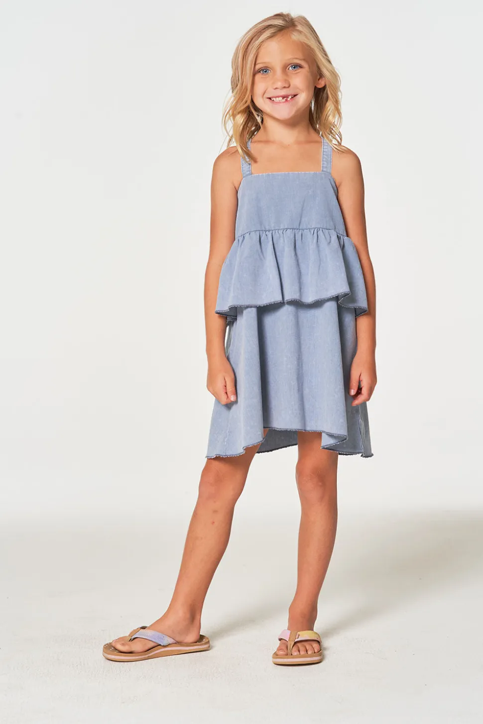 Chaser Brand Girls Coastal Cloth Flouncy Sundress Shop