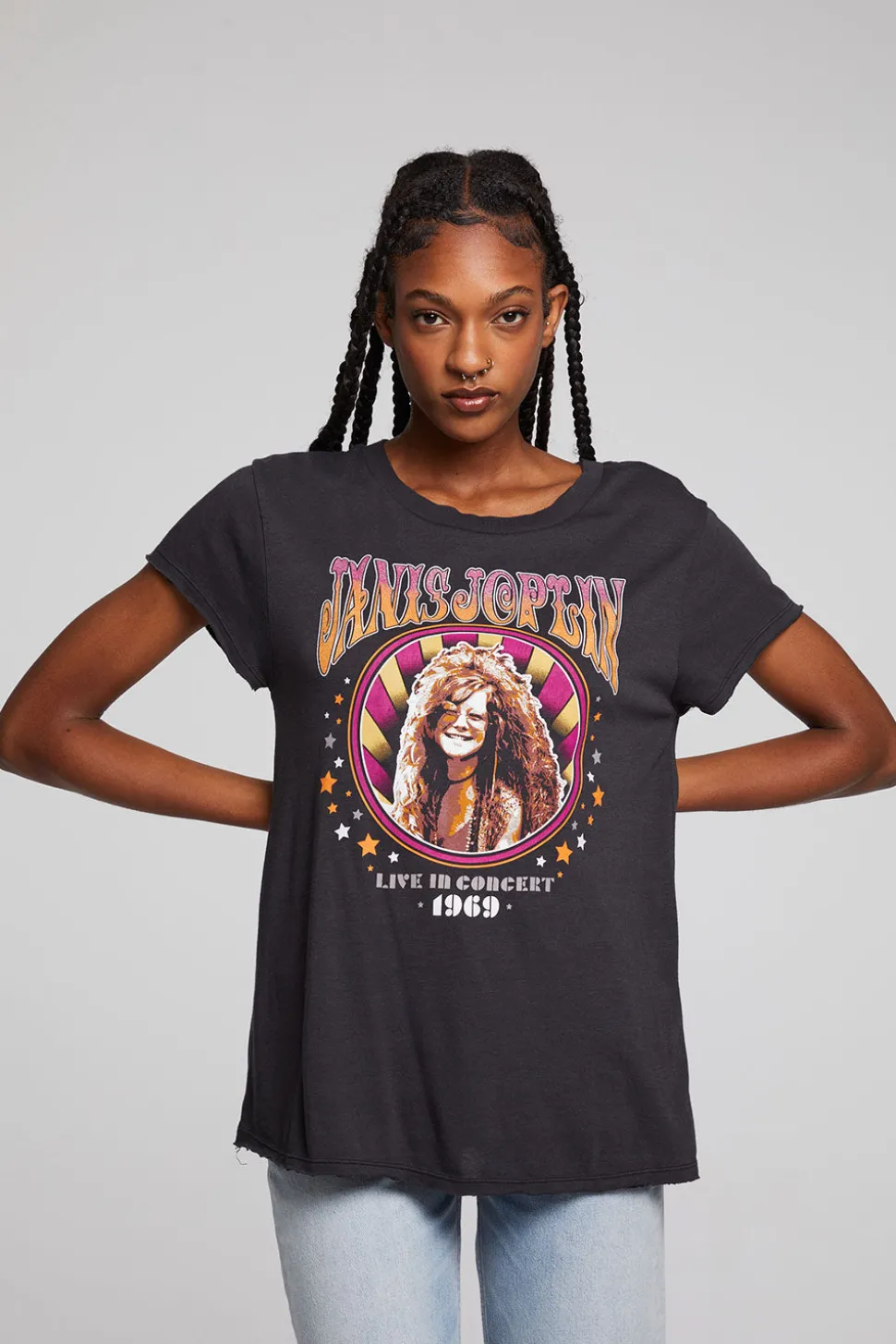 Chaser Brand Janis Joplin Live 1969 Sonoma Tee Cheap
