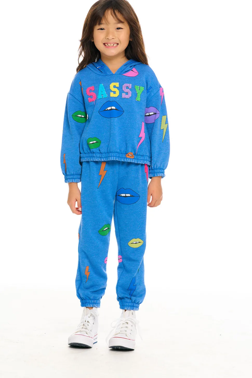Chaser Brand Lips & Bolts Hoodie Flash Sale