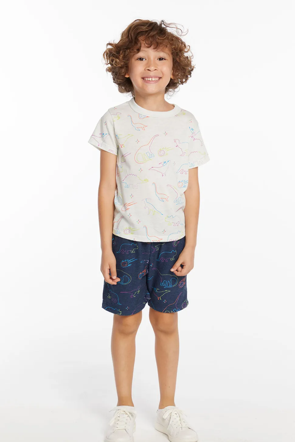Chaser Brand Neon Dinos Boys Shorts Sale