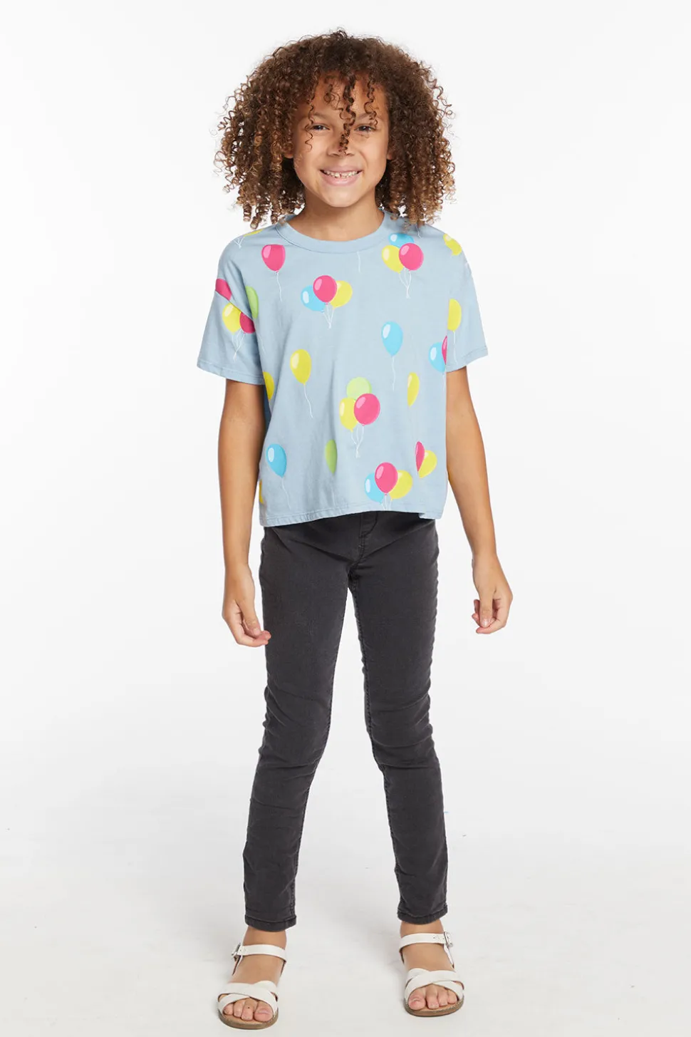 Chaser Brand Party Balloons Girls Tee Hot