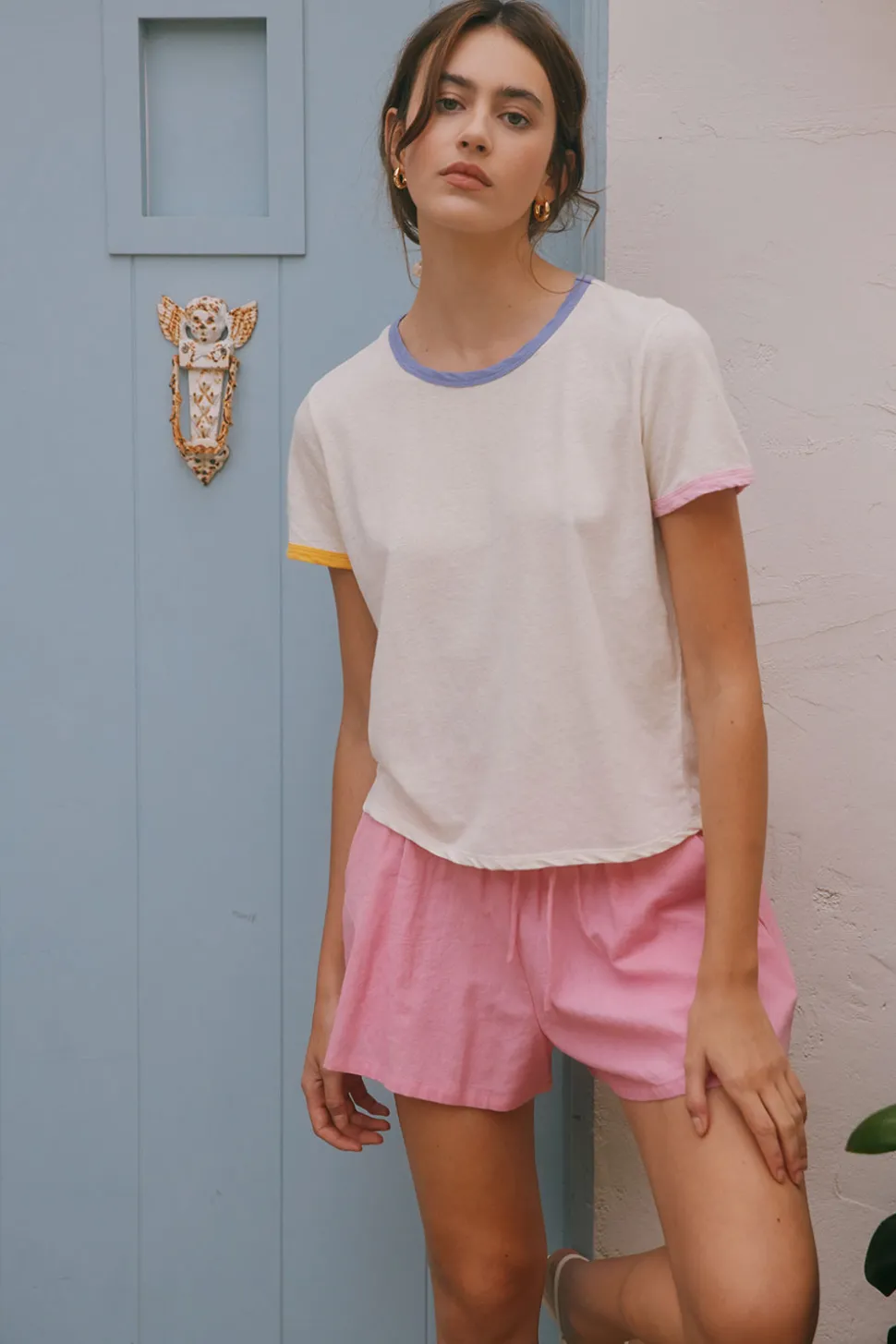 Chaser Brand Praiano Vanilla Tee Fashion
