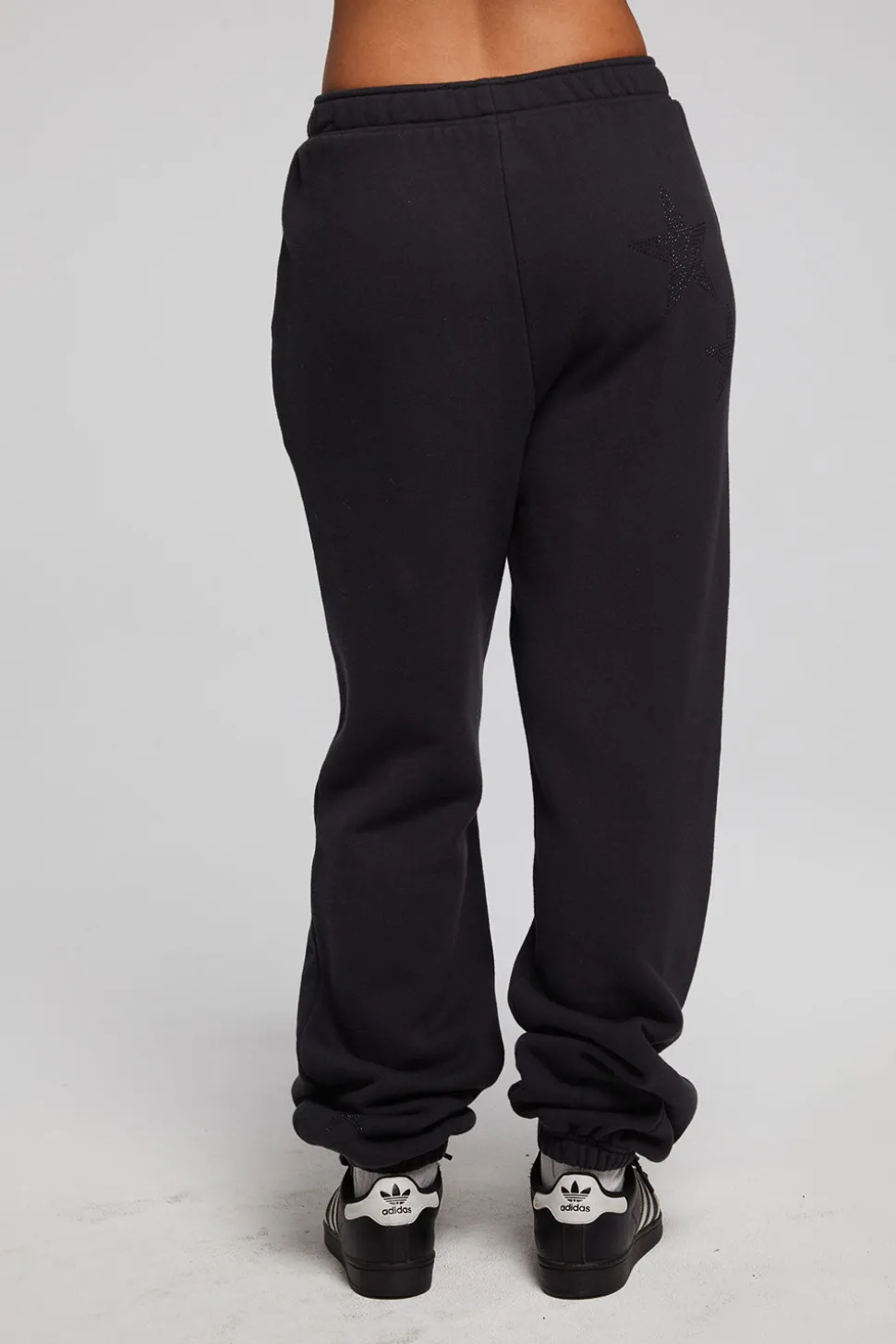 Chaser Brand Rhinestone Stars Joggers Fashion