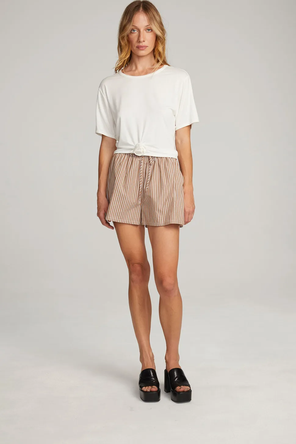 Chaser Brand Rosebud White Tee Cheap