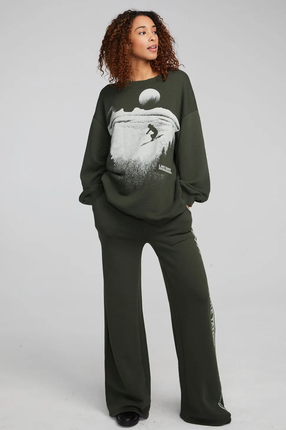 Chaser Brand Tahoe Ski Slope Zuma Cotton Pullover Cheap